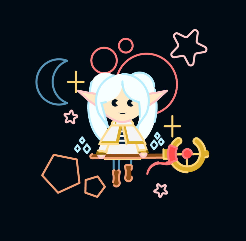 frieren illustrated by psinesthesia